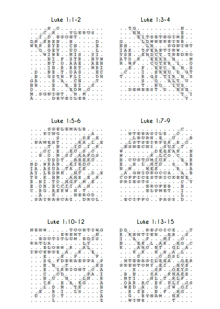 Searching Through Luke, Vol 1 (1-7)