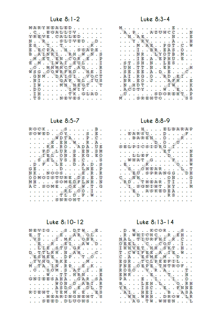 Searching Through Luke, Vol 2 (8-15)