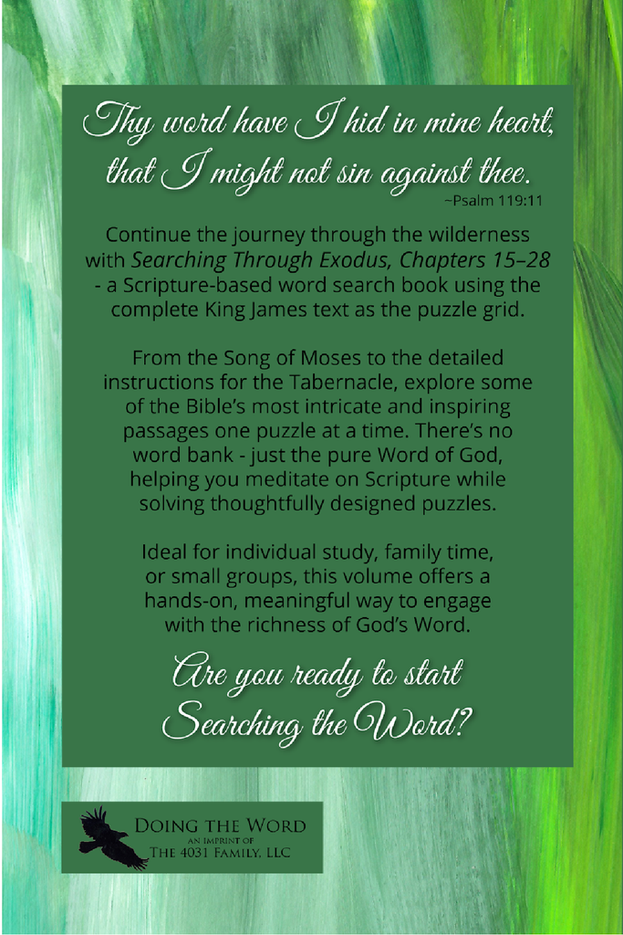 Searching Through Exodus: Chapters 15-28