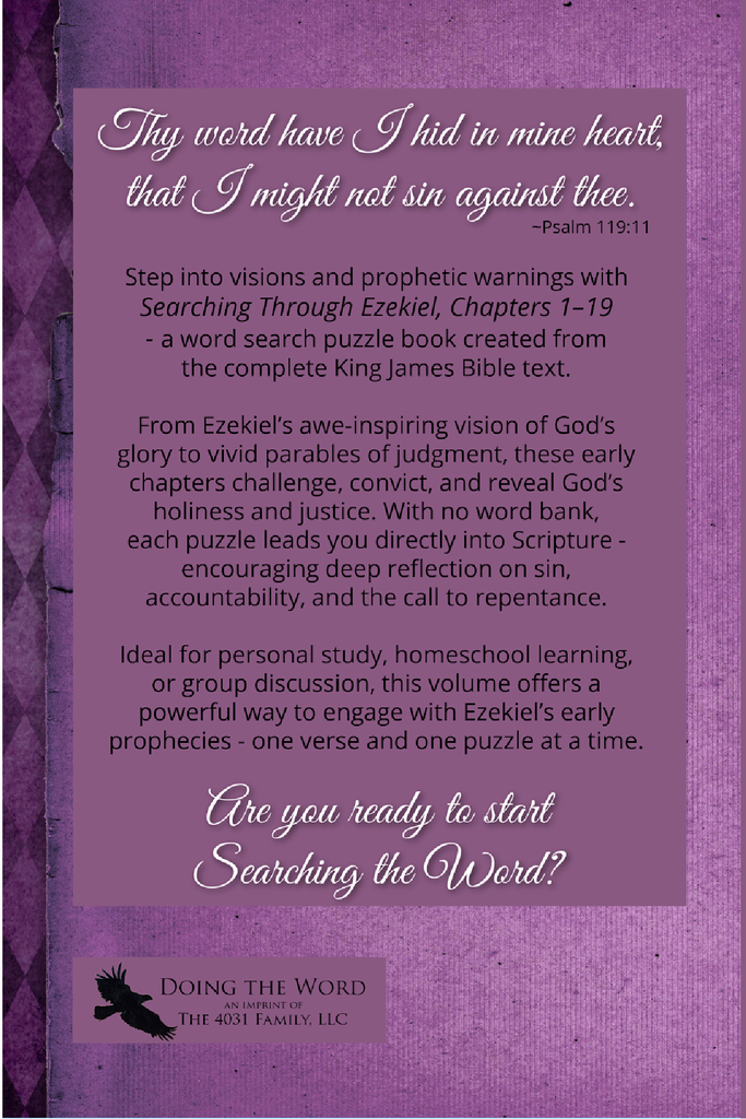 Searching Through Ezekiel: Chapters 1-19
