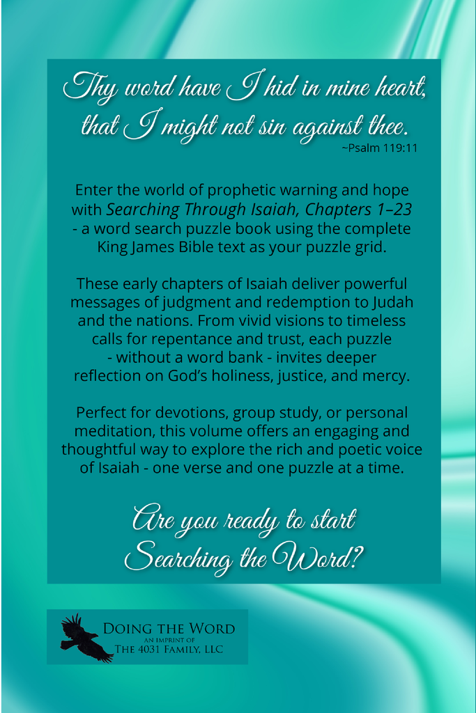 Searching Through Isaiah: Chapters 1-23