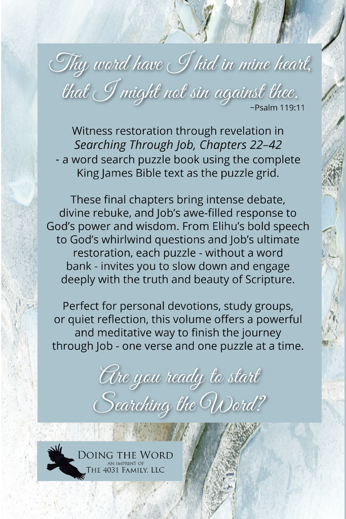 Searching Through Job: Chapters 22-42