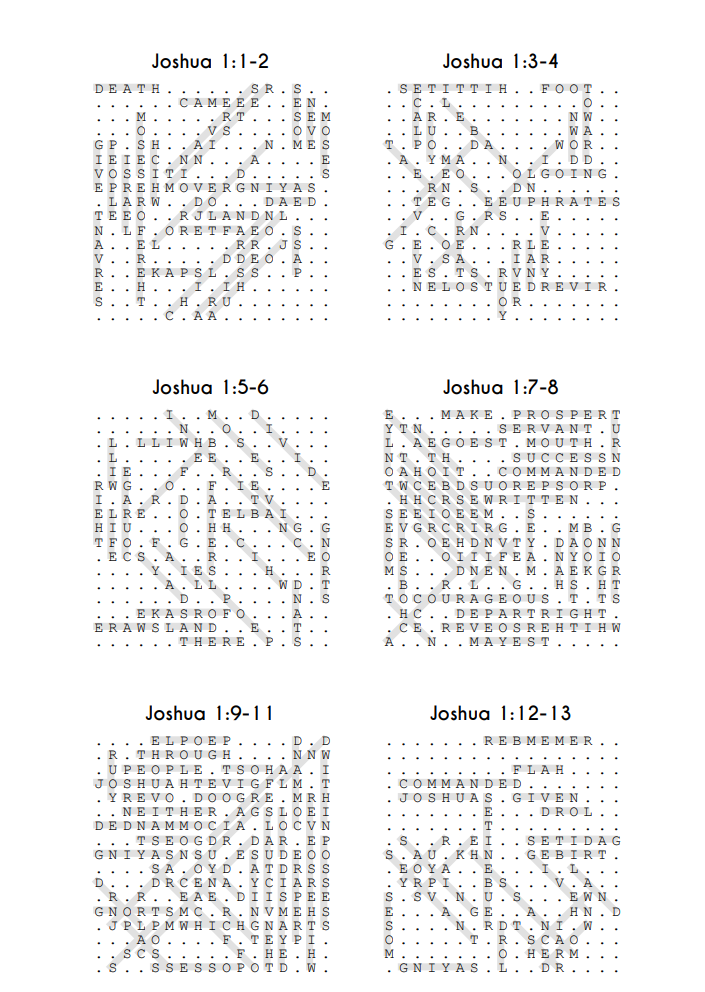 Searching Through Joshua: Chapters 1-12