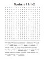 Searching Through Numbers: Chapters 11-23