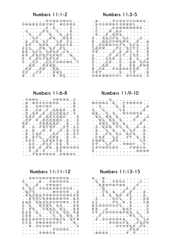 Searching Through Numbers: Chapters 11-23