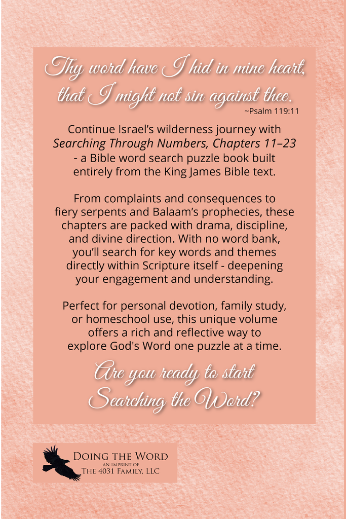 Searching Through Numbers: Chapters 11-23