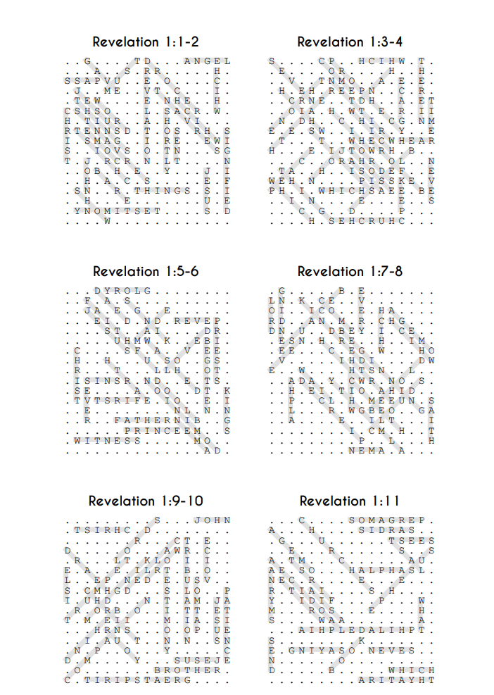 Searching Through Revelation