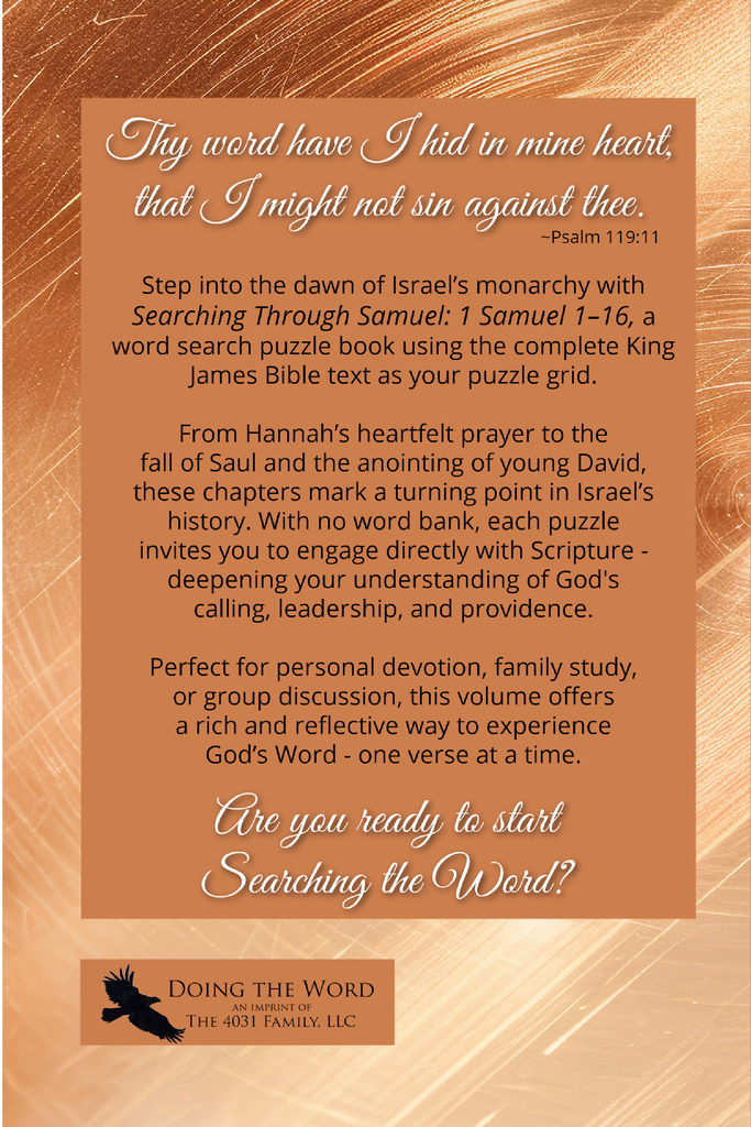 Searching Through Samuel: 1 Samuel 1-16