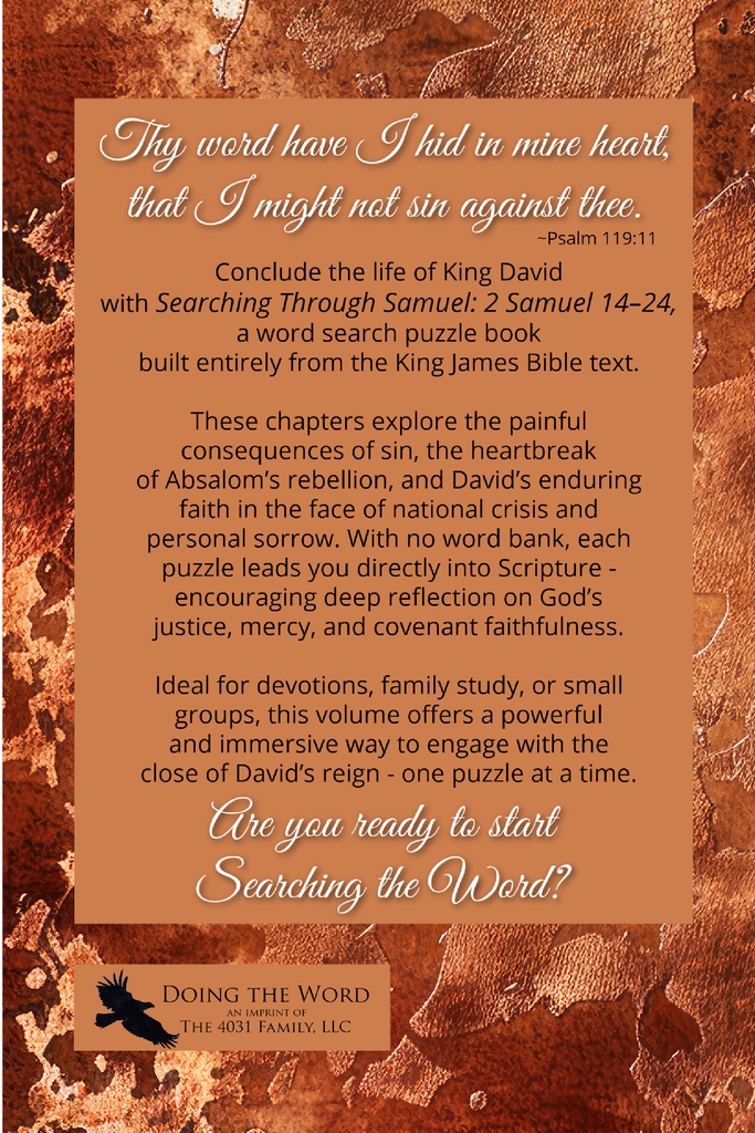 Searching Through Samuel: 2 Samuel 14-24