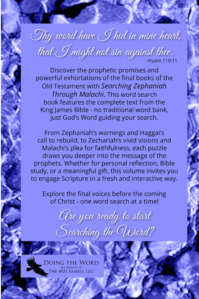 Searching Zephaniah Through Malachi