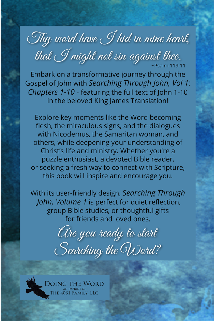 Searching through John: Chapters 1-10
