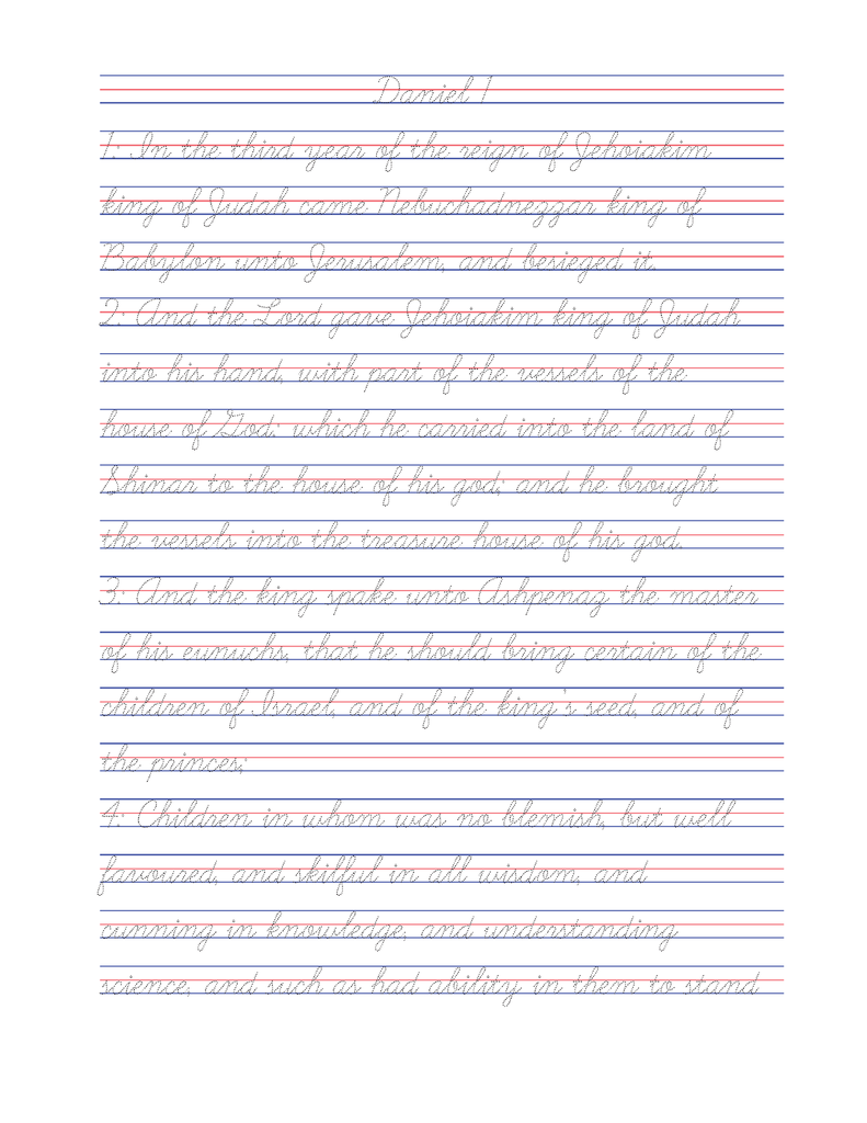 Tracing the Word: Daniel through Obadiah