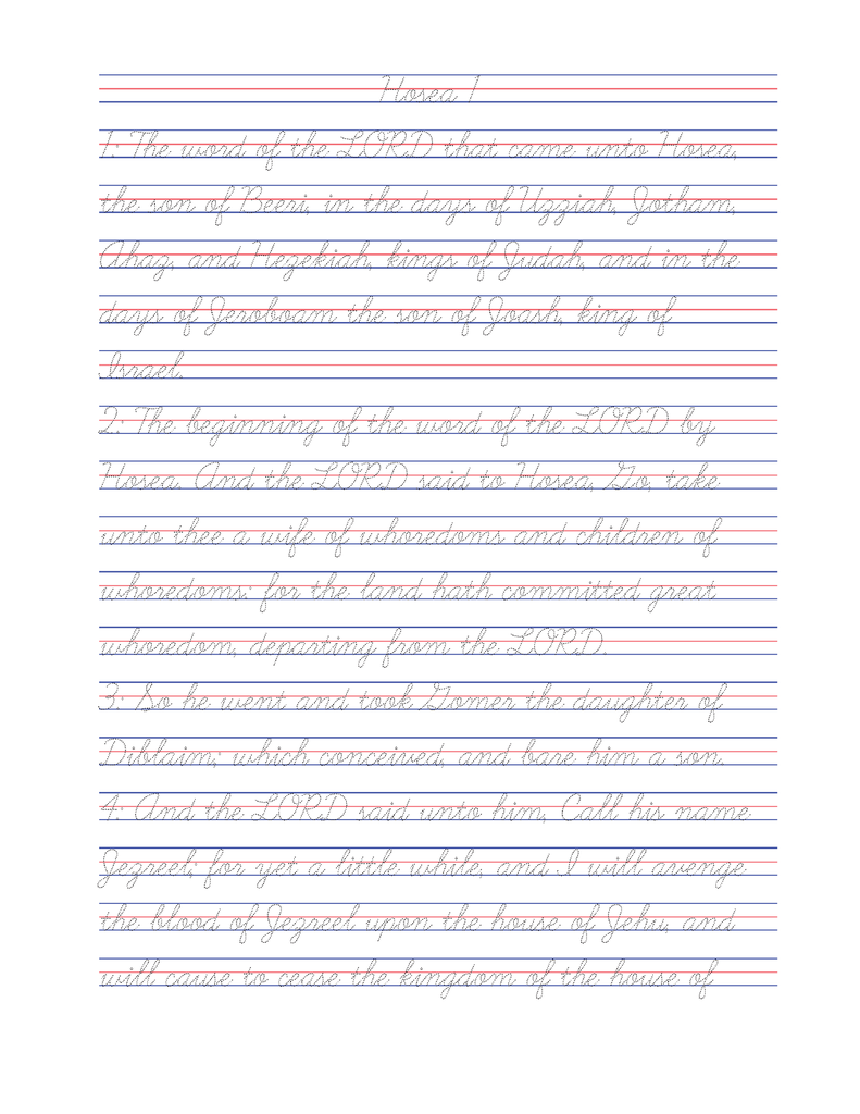 Tracing the Word: Daniel through Obadiah