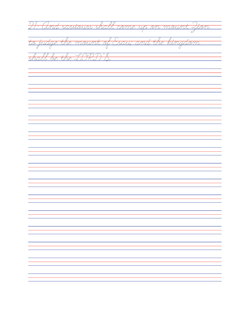 Tracing the Word: Daniel through Obadiah