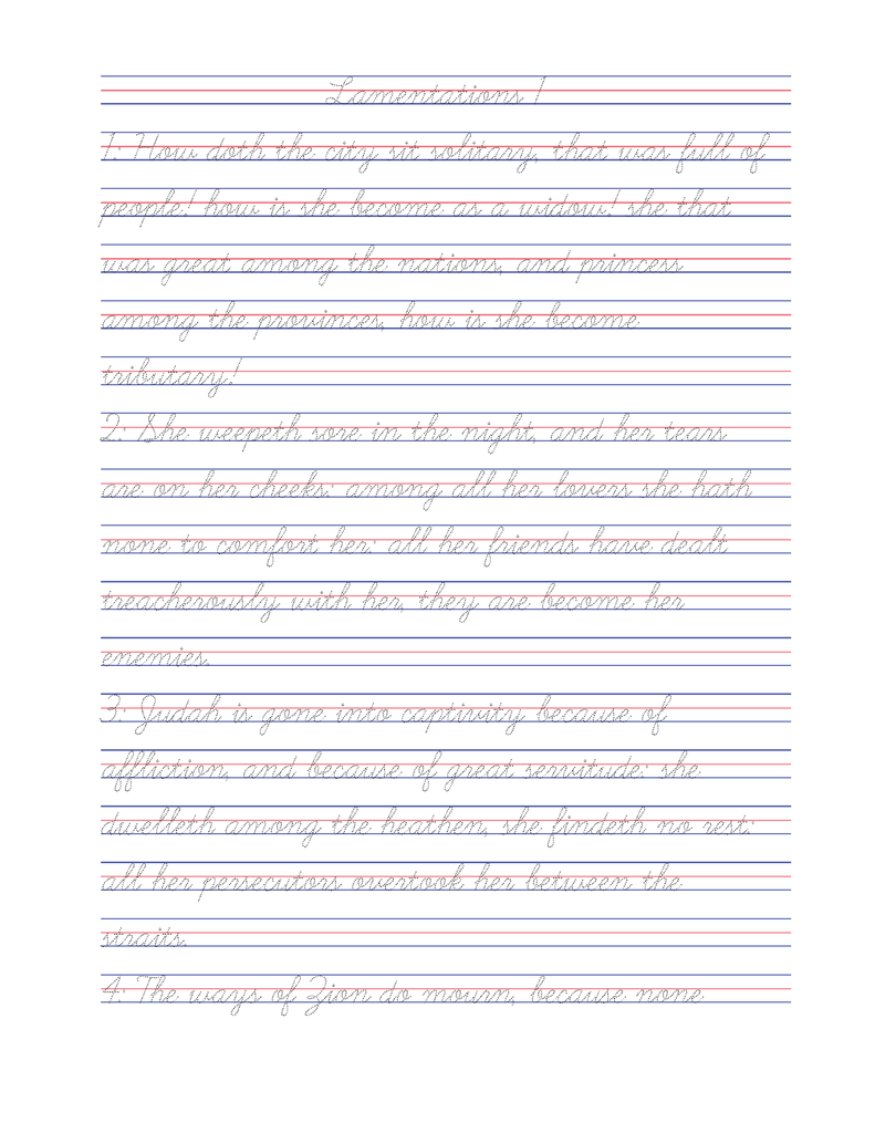 Tracing the Word: Ecclesiastes, Song of Solomon, and Lamentations