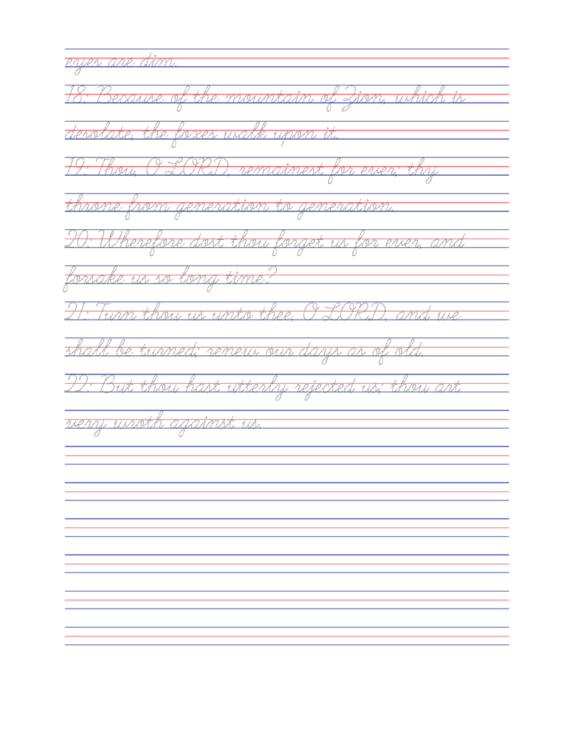 Tracing the Word: Ecclesiastes, Song of Solomon, and Lamentations
