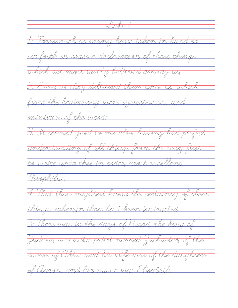 Tracing the Word: Luke
