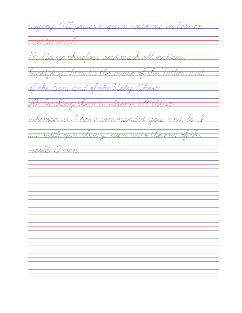 Tracing the Word: Matthew