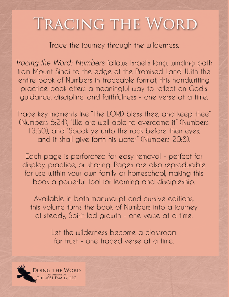 Tracing the Word: Numbers