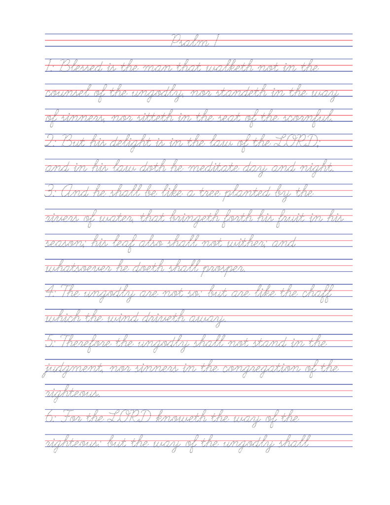 Tracing the Word: Psalms 1 - 75