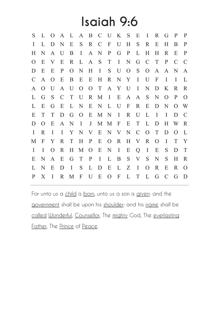 Working through the Word: The Christmas Story