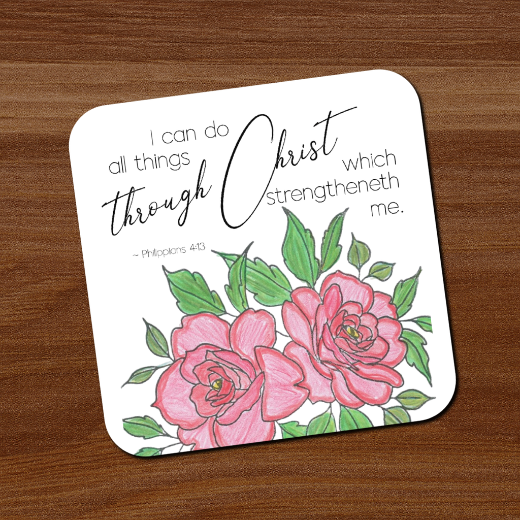 Philippians 4:13 Coaster