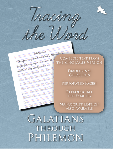 Tracing the Word: Galatians through Philemon (Cursive)