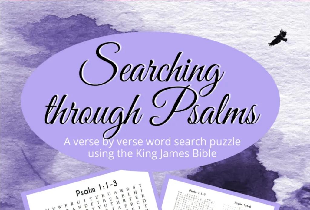 Searching Through Psalms Word Search Pack, Vol. 1