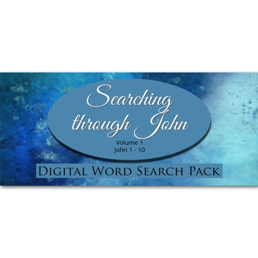 Searching Through John Word Search Pack, Vol. 1