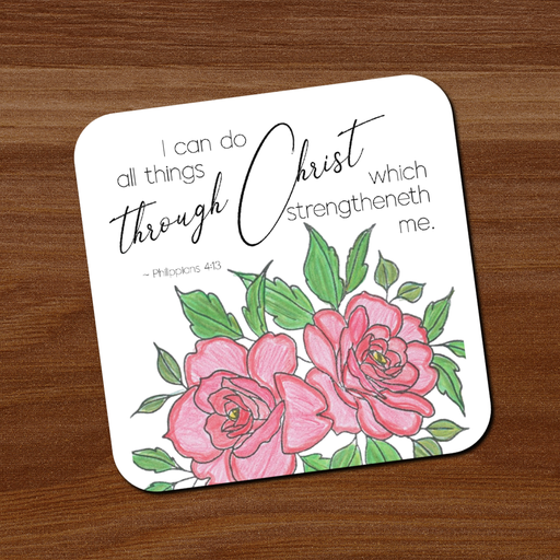 Philippians 4:13 Coaster