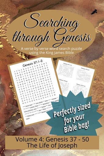 Searching through Genesis (6"x9"): The Life of Joseph (Chapters 37-50)