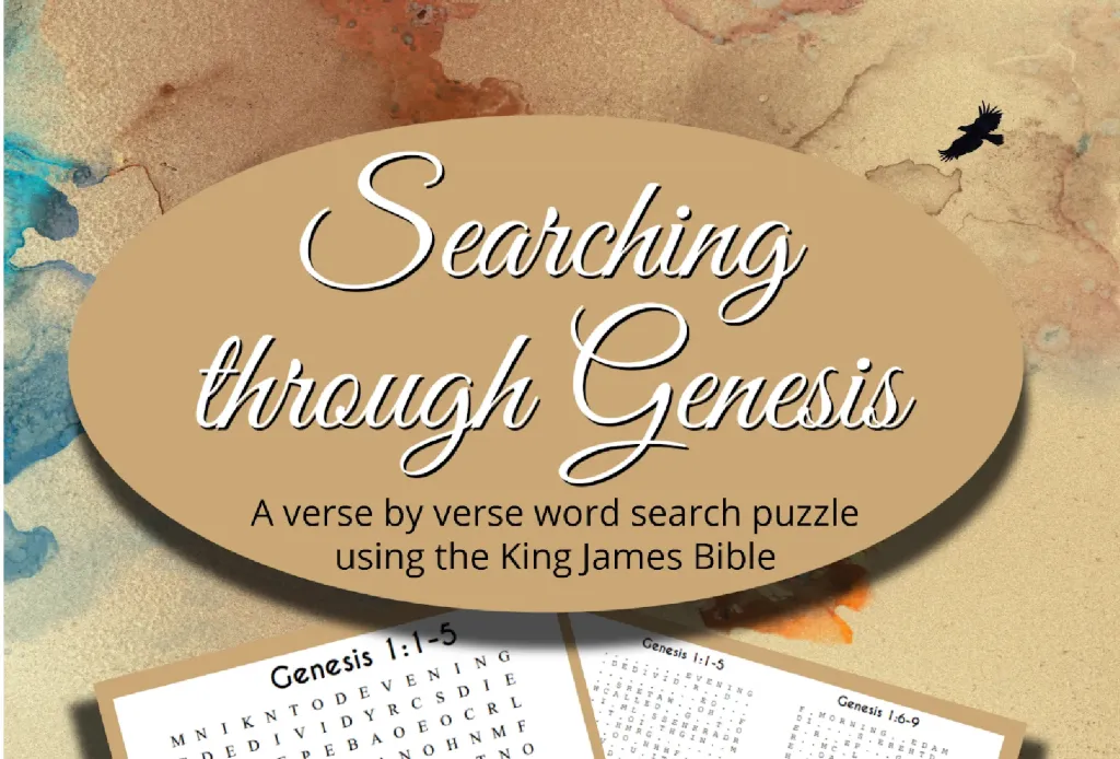 Searching Through Genesis Word Search Pack, Vol. 1