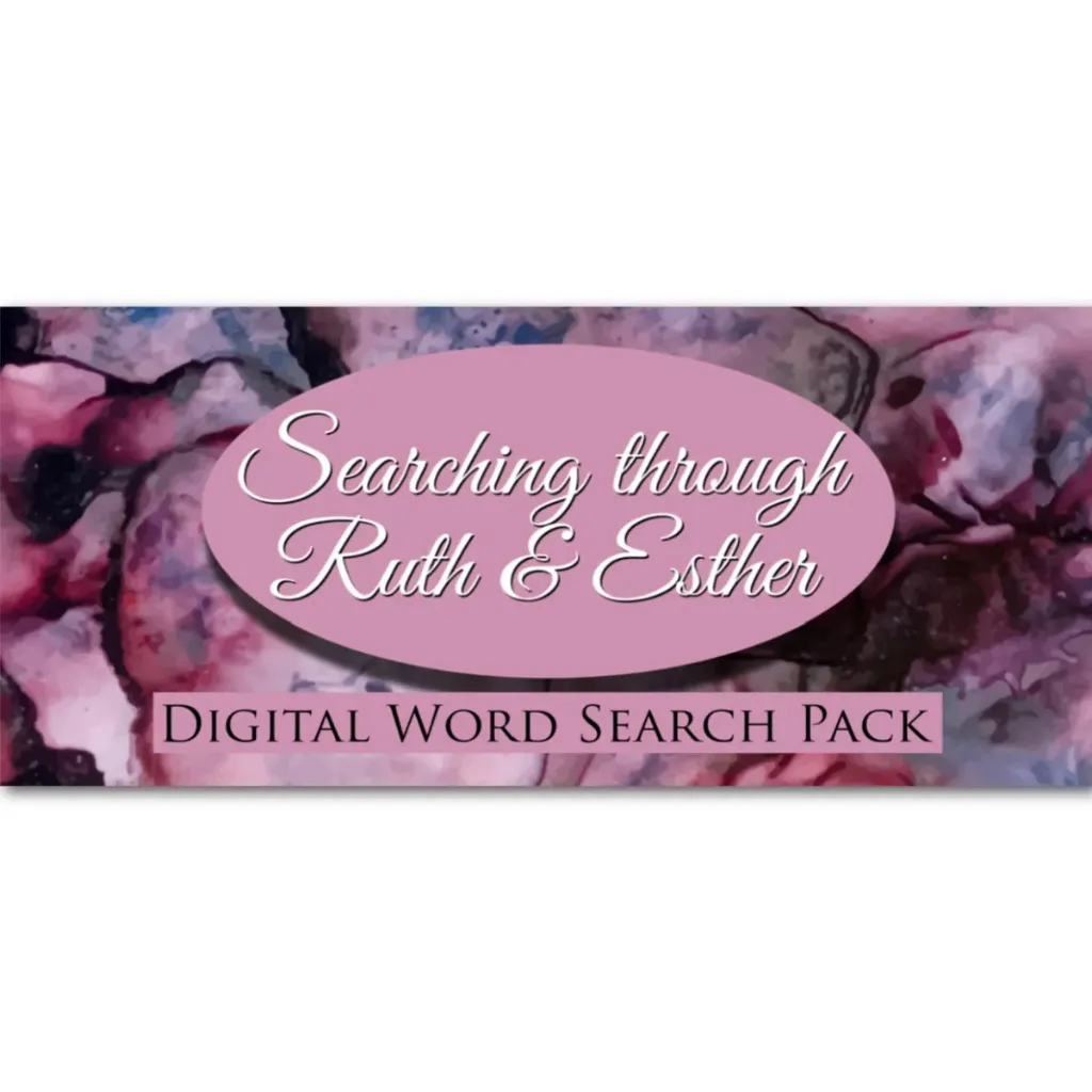 Searching Through Ruth & Esther Word Search Pack